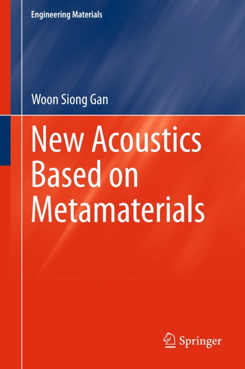 Cover image for book New Acoustics Based on Metamaterials