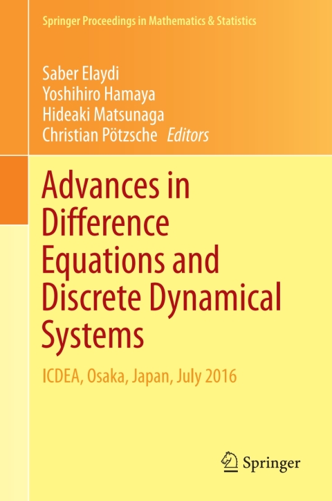 Cover image for book Advances in Difference Equations and Discrete Dynamical Systems