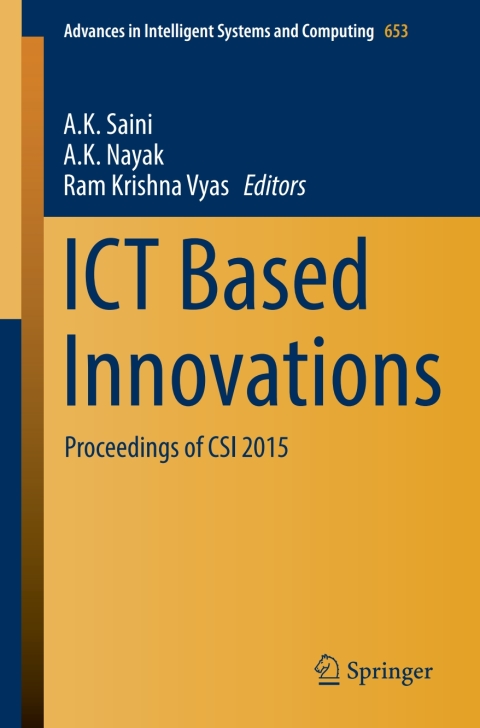 Cover image for book ICT Based Innovations
