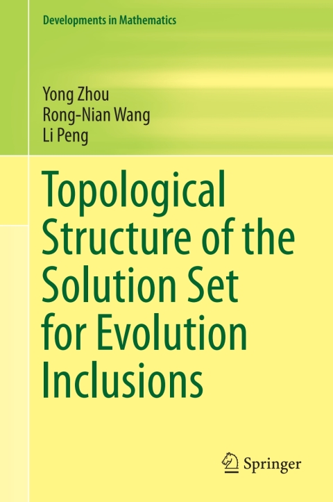 Topological Structure of  the Solution Set for Evolution Inclusions 