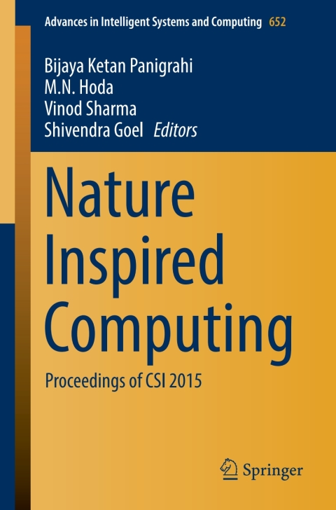 Cover image for book Nature Inspired Computing