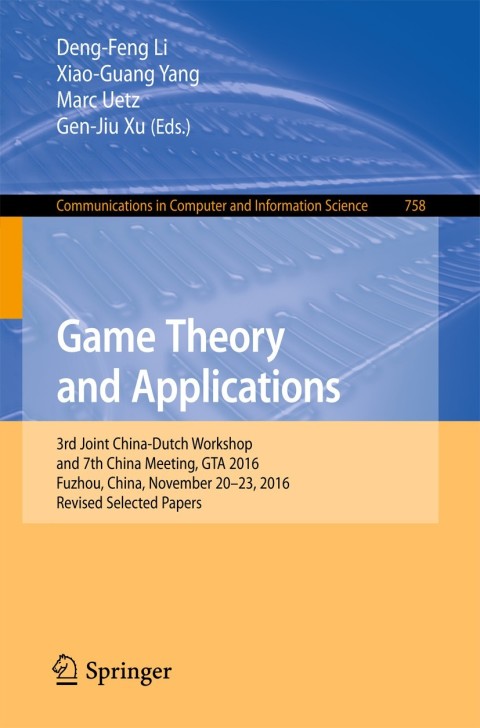 Cover image for book Game Theory and Applications