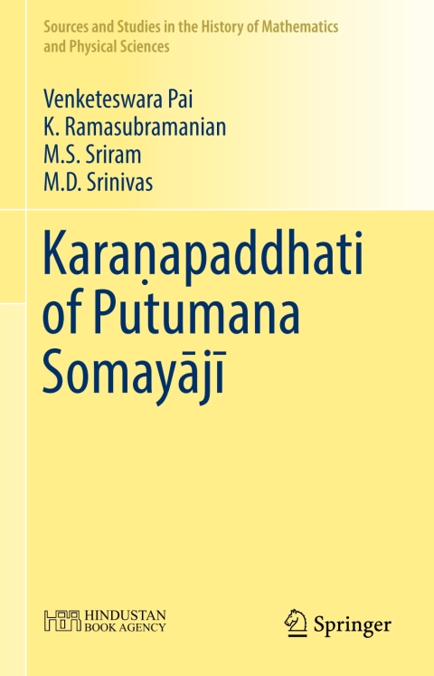 Cover image for book Karaṇapaddhati of Putumana Somayājī