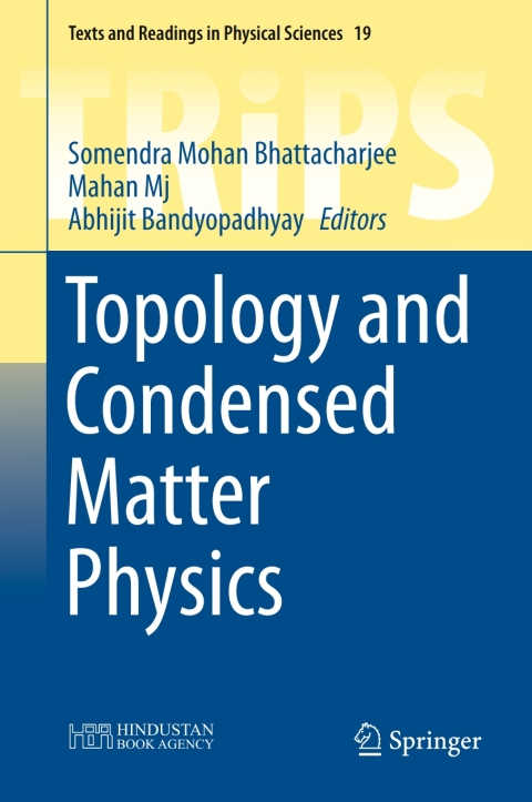 Cover image for book Topology and Condensed Matter Physics