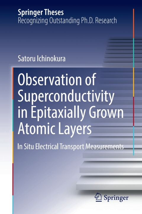 Cover image for book Observation of Superconductivity in Epitaxially Grown Atomic Layers