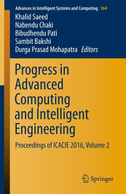 Cover image for book Progress in Advanced Computing and Intelligent Engineering