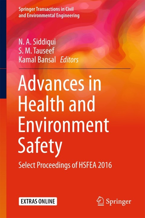 Cover image for book Advances in Health and Environment Safety
