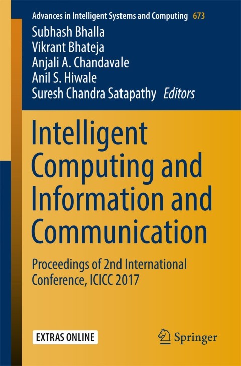 Cover image for book Intelligent Computing and Information and Communication