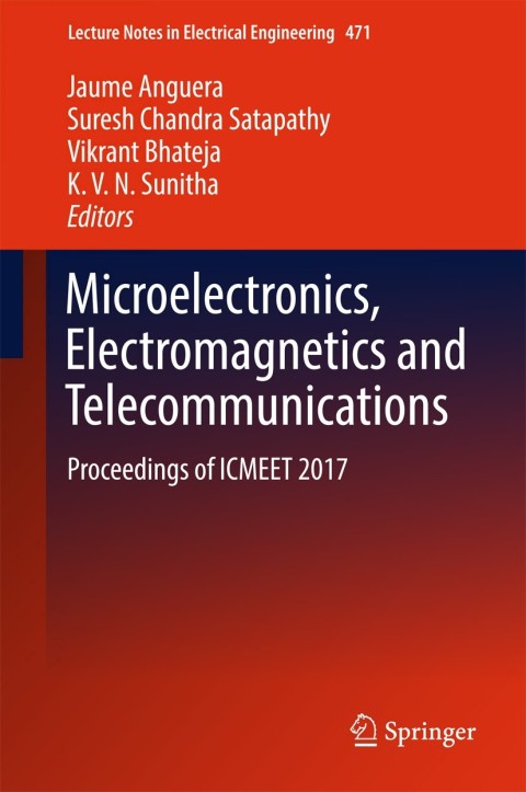 Cover image for book Microelectronics, Electromagnetics and Telecommunications