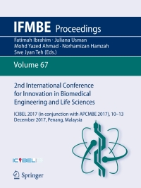 صورة الغلاف: 2nd International Conference for Innovation in Biomedical Engineering and Life Sciences 9789811075537