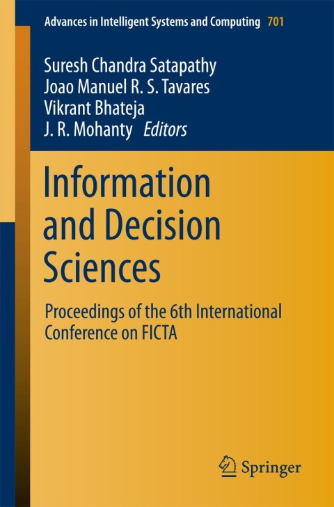 Cover image for book Information and Decision Sciences