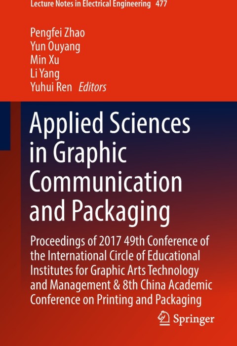 Cover image for book Applied Sciences in Graphic Communication and Packaging