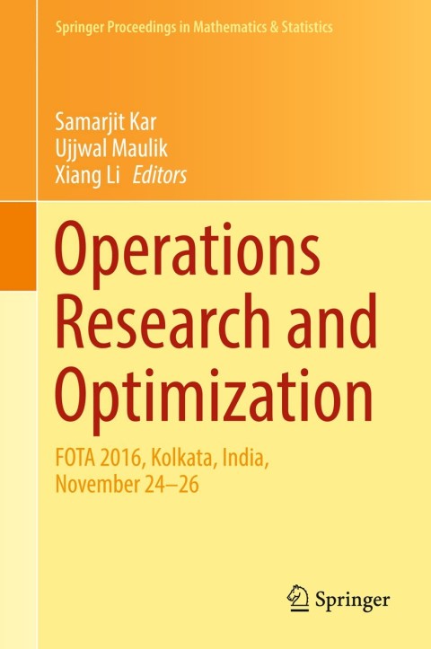 Cover image for book Operations Research and Optimization