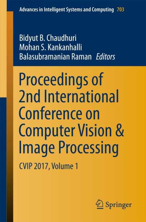 Cover image for book Proceedings of 2nd International Conference on Computer Vision & Image Processing