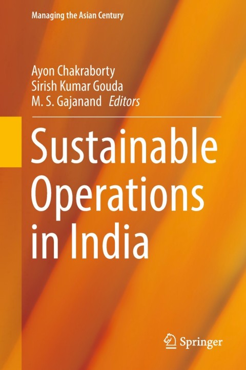 Cover image for book Sustainable Operations in India