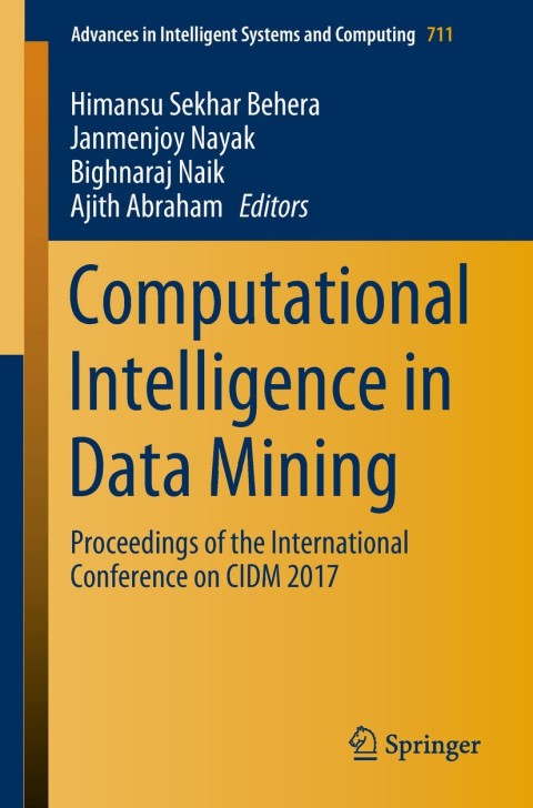 Cover image for book Computational Intelligence in Data Mining