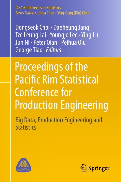 Cover image for book Proceedings of the Pacific Rim Statistical Conference for Production Engineering