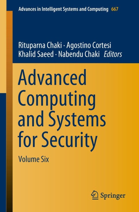 Cover image for book Advanced Computing and Systems for Security