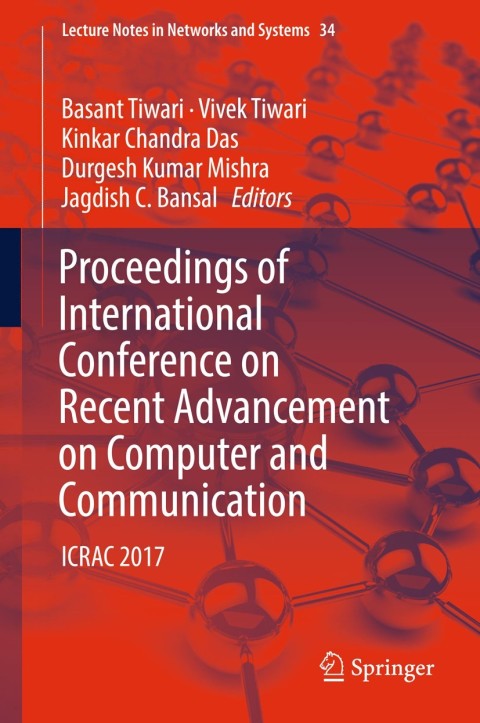 Cover image for book Proceedings of International Conference on Recent Advancement on Computer and Communication