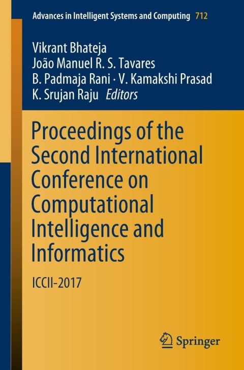 Cover image for book Proceedings of the Second International Conference on Computational Intelligence and Informatics
