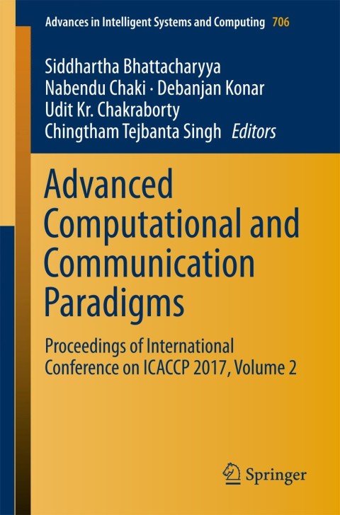 Cover image for book Advanced Computational and Communication Paradigms