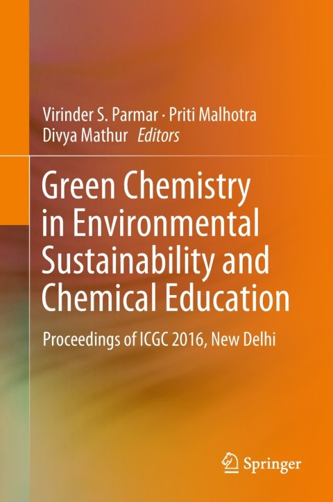 Cover image for book Green Chemistry in Environmental Sustainability and Chemical Education