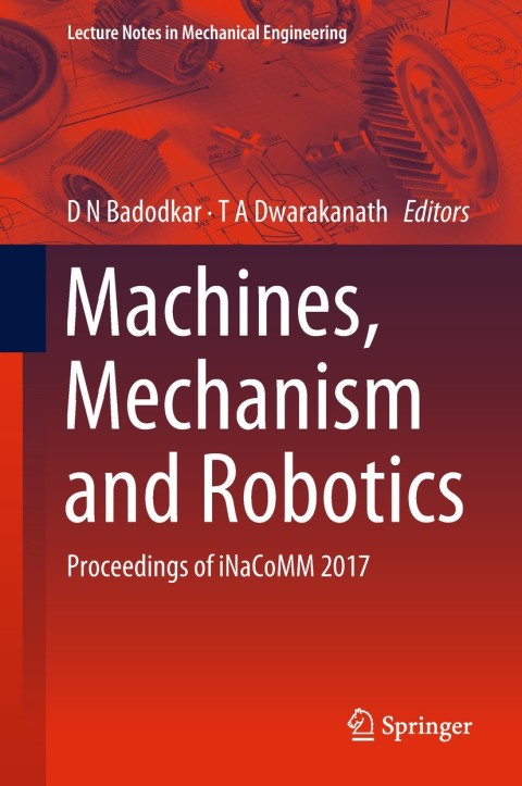 Cover image for book Machines, Mechanism and Robotics