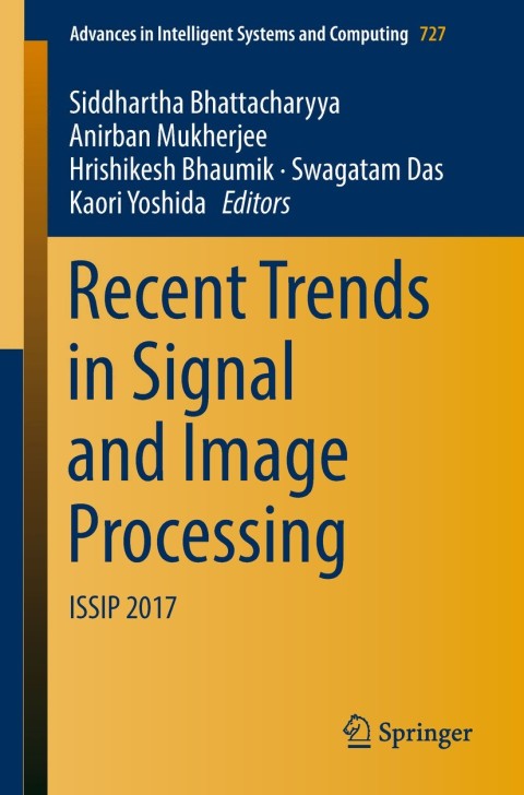 Cover image for book Recent Trends in Signal and Image Processing