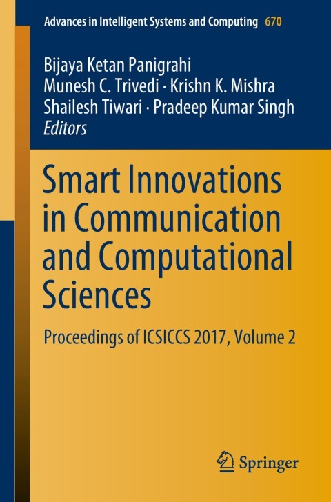 Smart Innovations in Communication and Computational Sciences 