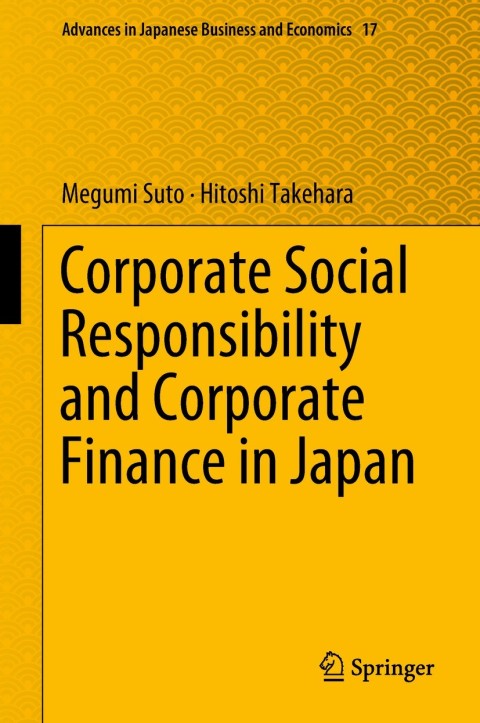 Cover image for book Corporate Social Responsibility and Corporate Finance in Japan