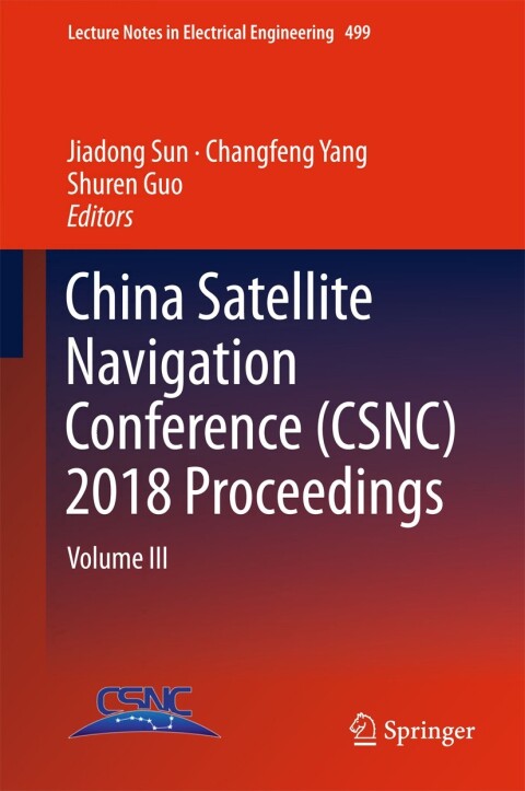 Cover image for book China Satellite Navigation Conference (CSNC) 2018 Proceedings