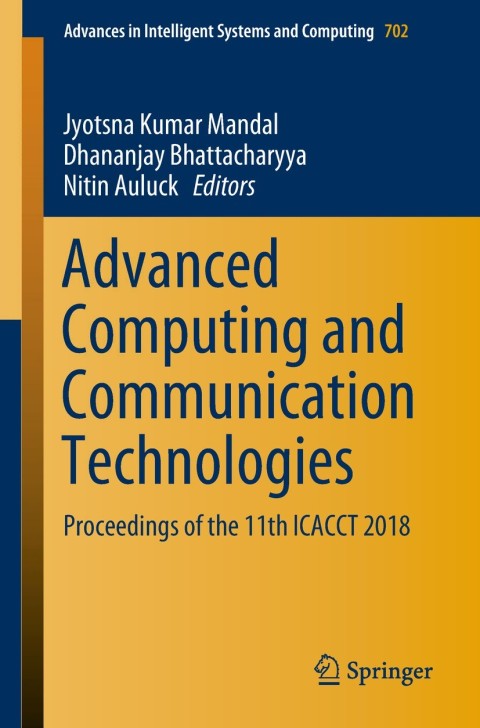 Cover image for book Advanced Computing and Communication Technologies