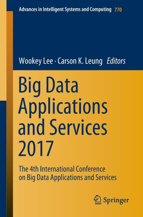 Cover image for book Big Data Applications and Services 2017