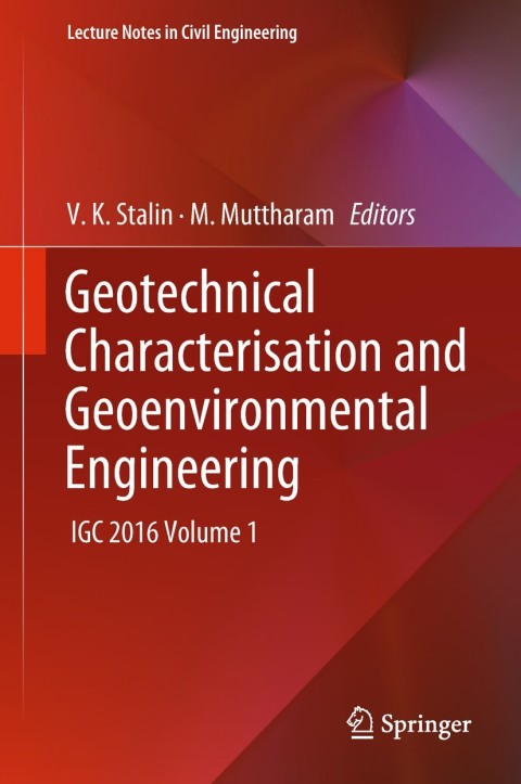 Cover image for book Geotechnical Characterisation and Geoenvironmental Engineering