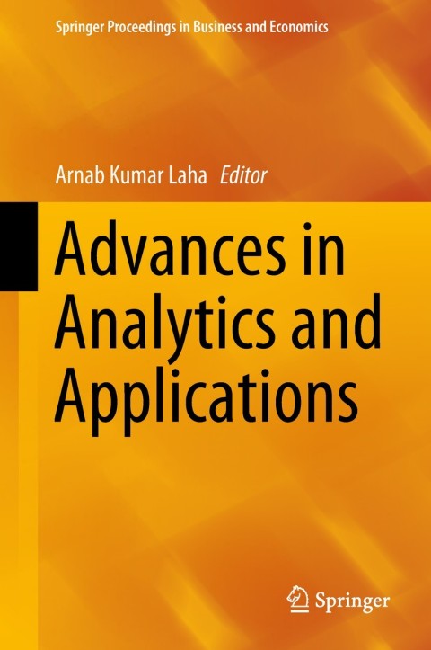 Cover image for book Advances in Analytics and Applications