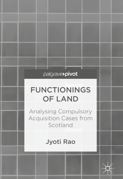 Cover image for book Functionings of Land