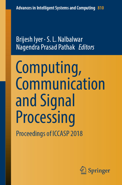 Cover image for book Computing, Communication and Signal Processing
