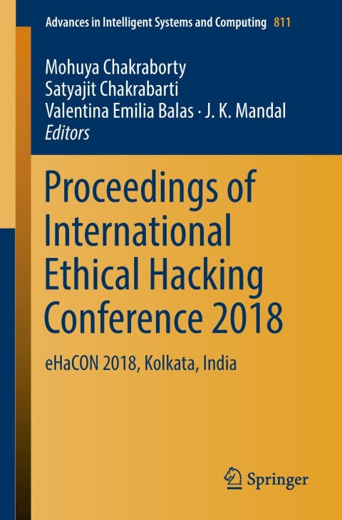 Cover image for book Proceedings of International Ethical Hacking Conference 2018