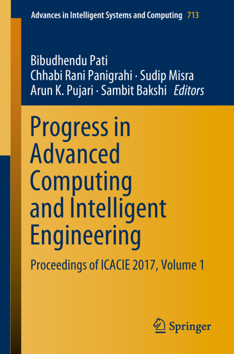Cover image for book Progress in Advanced Computing and Intelligent Engineering