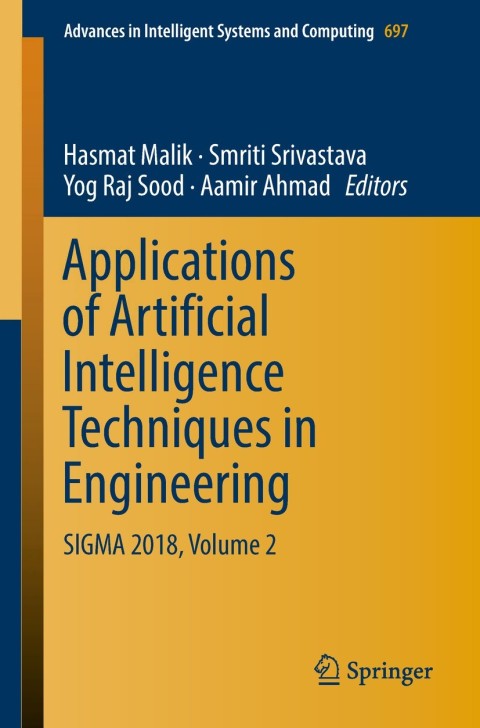 Cover image for book Applications of Artificial Intelligence Techniques in Engineering