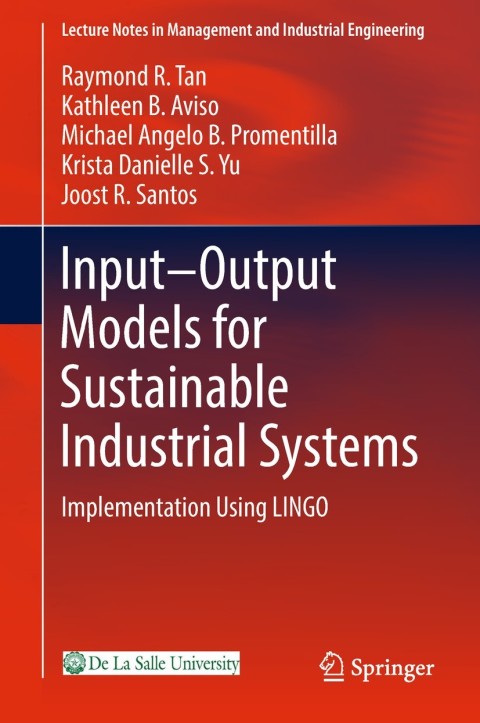 Input-Output Models for Sustainable Industrial Systems 