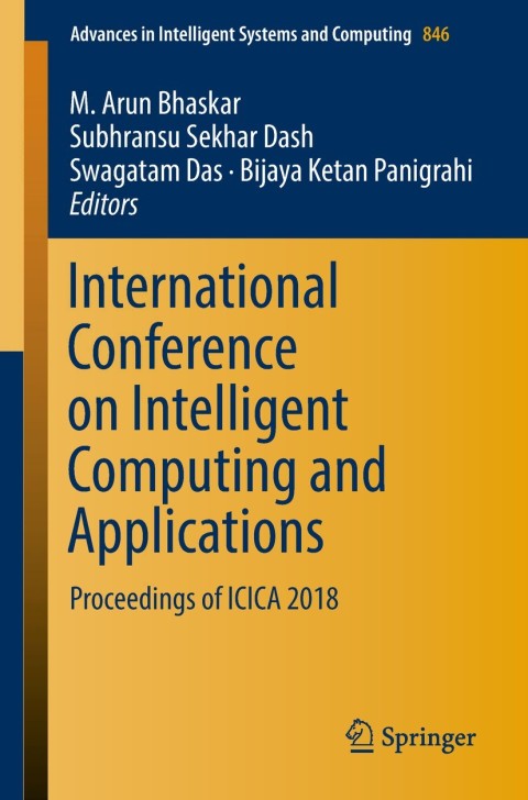 Cover image for book International Conference on Intelligent Computing and Applications