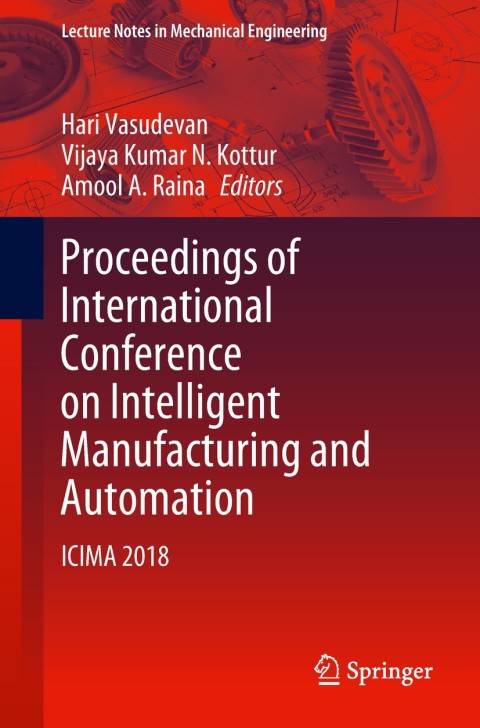 Cover image for book Proceedings of International Conference on Intelligent Manufacturing and Automation