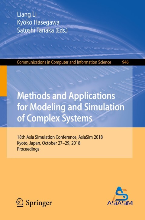 Cover image for book Methods and Applications for Modeling and Simulation of Complex Systems