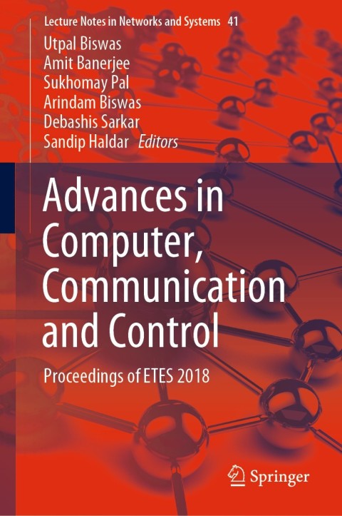 Cover image for book Advances in Computer, Communication and Control