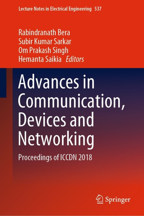 Cover image for book Advances in Communication, Devices and Networking