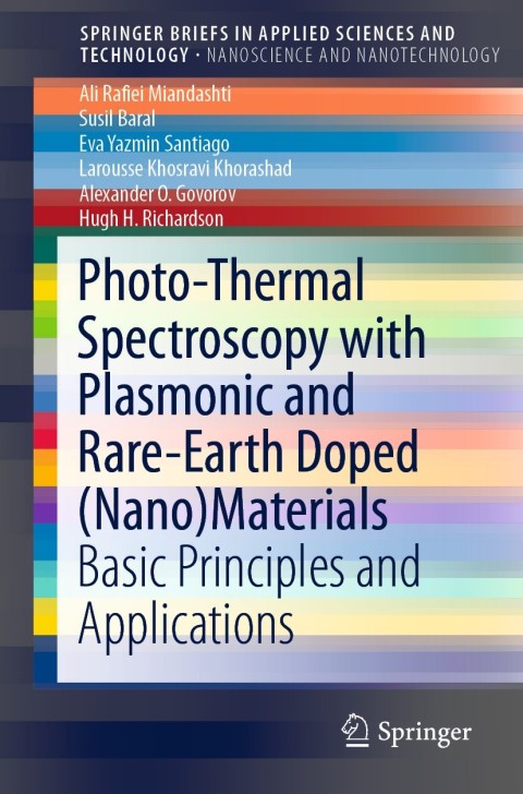 Cover image for book Photo-Thermal Spectroscopy with Plasmonic and Rare-Earth Doped (Nano)Materials