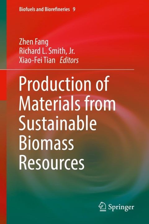 Cover image for book Production of Materials from Sustainable Biomass Resources
