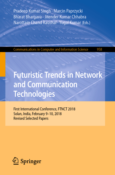 Cover image for book Futuristic Trends in Network and Communication Technologies
