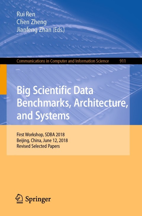 Cover image for book Big Scientific Data Benchmarks, Architecture, and Systems